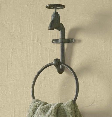 Water Faucet Towel Ring Hook - Park Designs - The Fox Decor